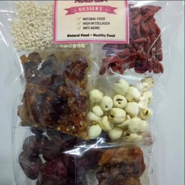 

Peach gum paket lengkap @500gram