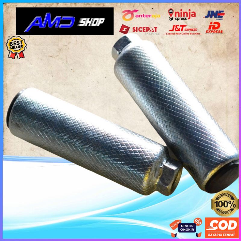 Jalu Step Pijakan/Adaptor Pijakan As Satu Pasang/ Kaki Pijakan Boncengan Sepeda BMX MTB MINION