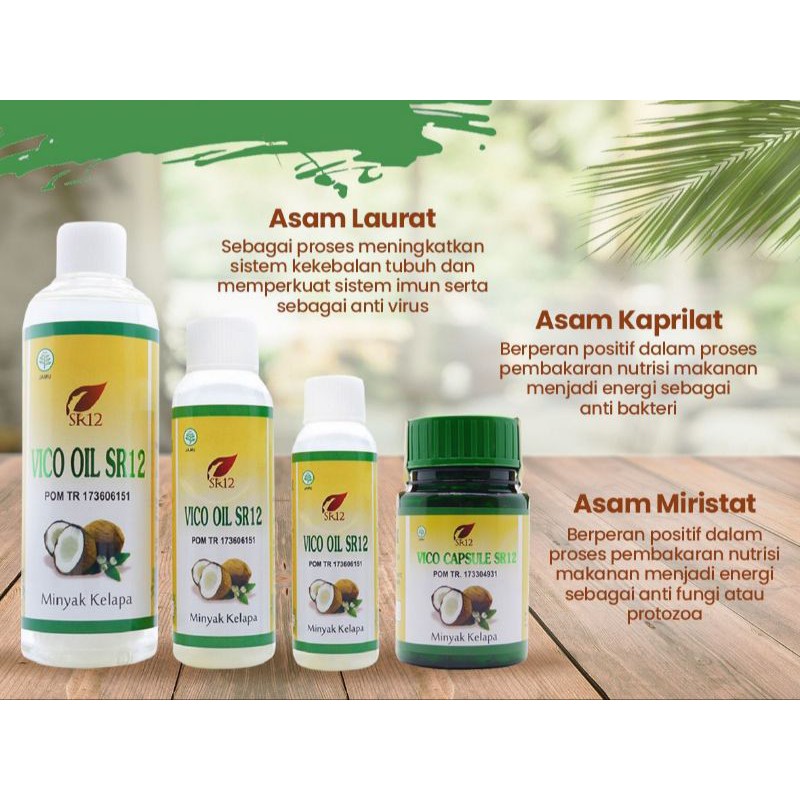 VICO OIL SR12/VICO OIL KAPSUL/ VICO OIL KAPSUL SR12/MINYAK KELAPA/MINYAK KELAPA SR12/MINYAK HERBAL