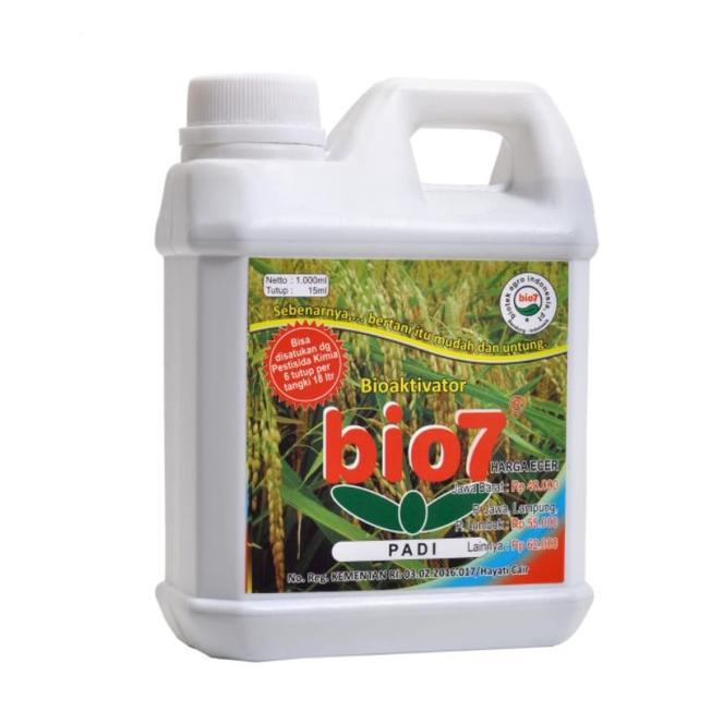 PUPUK ORGANIK CAIR HAYATI BIOAKTIVATOR BIO7 PADI PALAWIJA 1 LITER TERLARISS...,,,,,