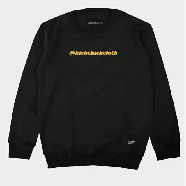CREWNECK KICKCHICK  CULTURE (BLACK)