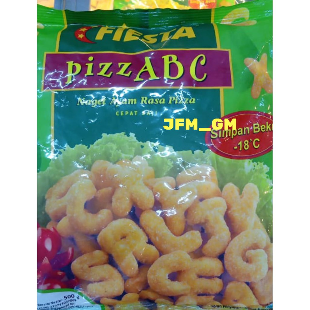 

FIESTA PIZZ ABC 500GR / NUGGET AYAM RASA PIZZA / MAKANAN INSTANT