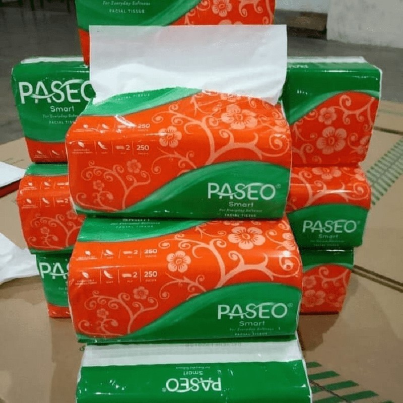 TISSUE PASEO SMART FACIAL SOFT PACK 250'S