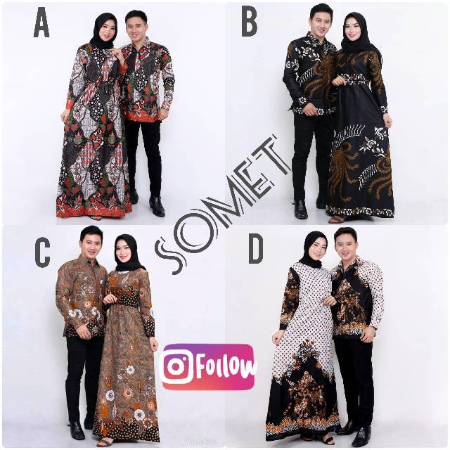 Couple Gamis Batik Pekalongan