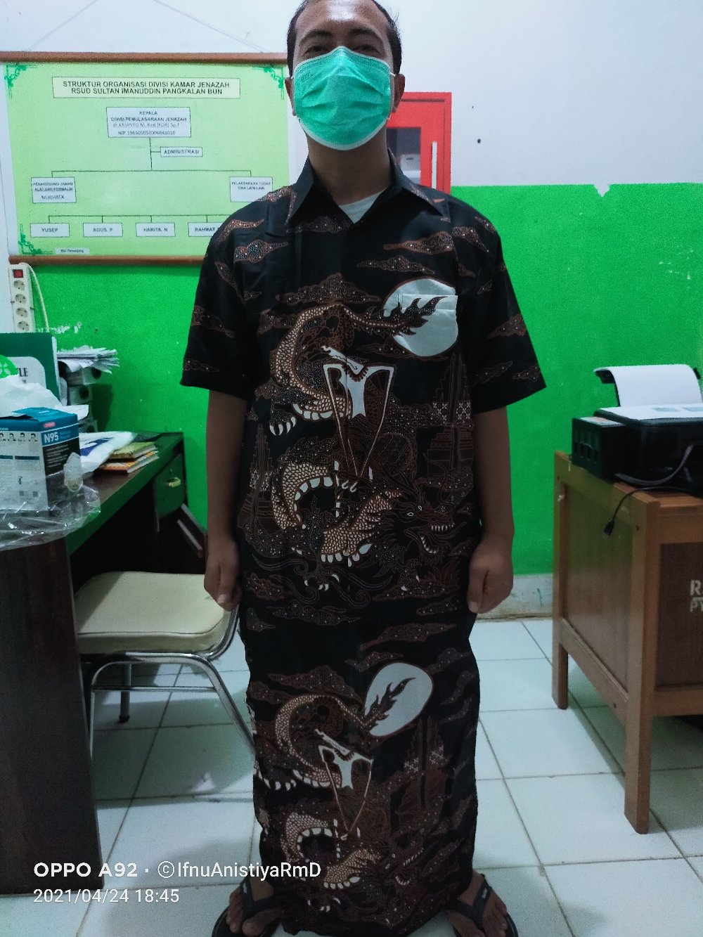 Setelan Kemeja Batik Dan Celana Sarung Lengan Panjang ,pendek Batik Solo Modern