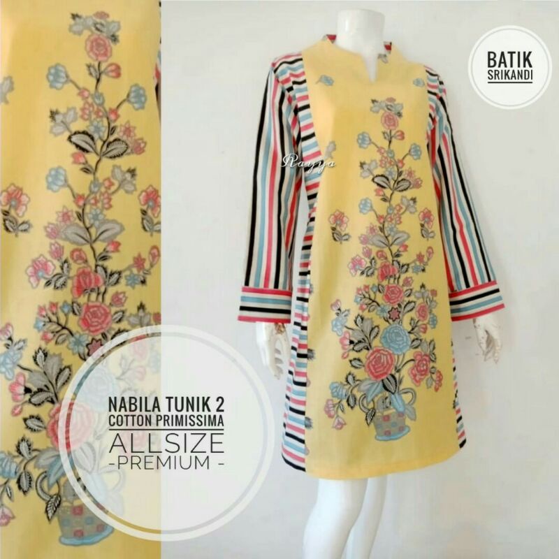 Tunik batik Nabila &amp; Abtrak