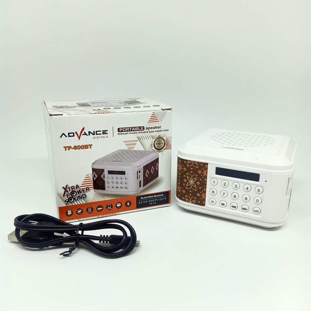 SPEAKER MUROTTAL ALQURAN ANAK ADVANCE TP600BT/speaker bluetooth advance tp 600 bt | BISA COD