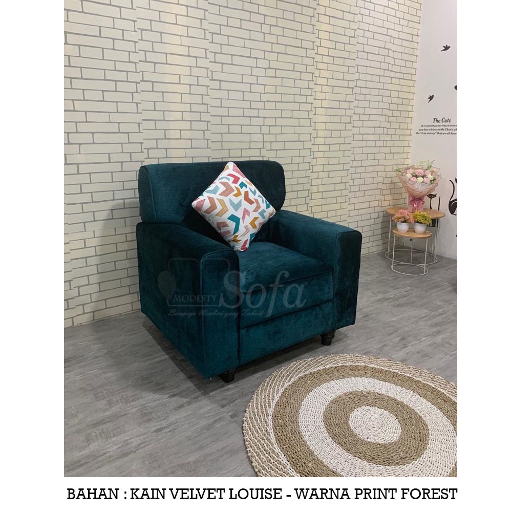 Sofa Ruang Tamu Modesty 1 Seater Louis