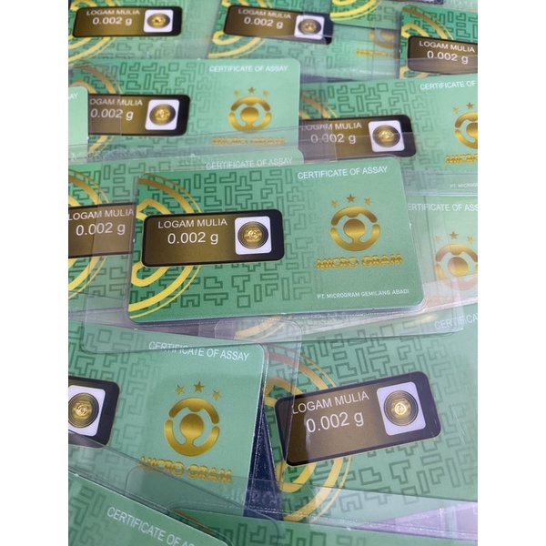 Emas Micro Gram 0,002gram Logam Mulia 24 Karat Original Product Mini Gold Mini Gram Micro Gold Mini Gram Souvenir Murah Toko Emas