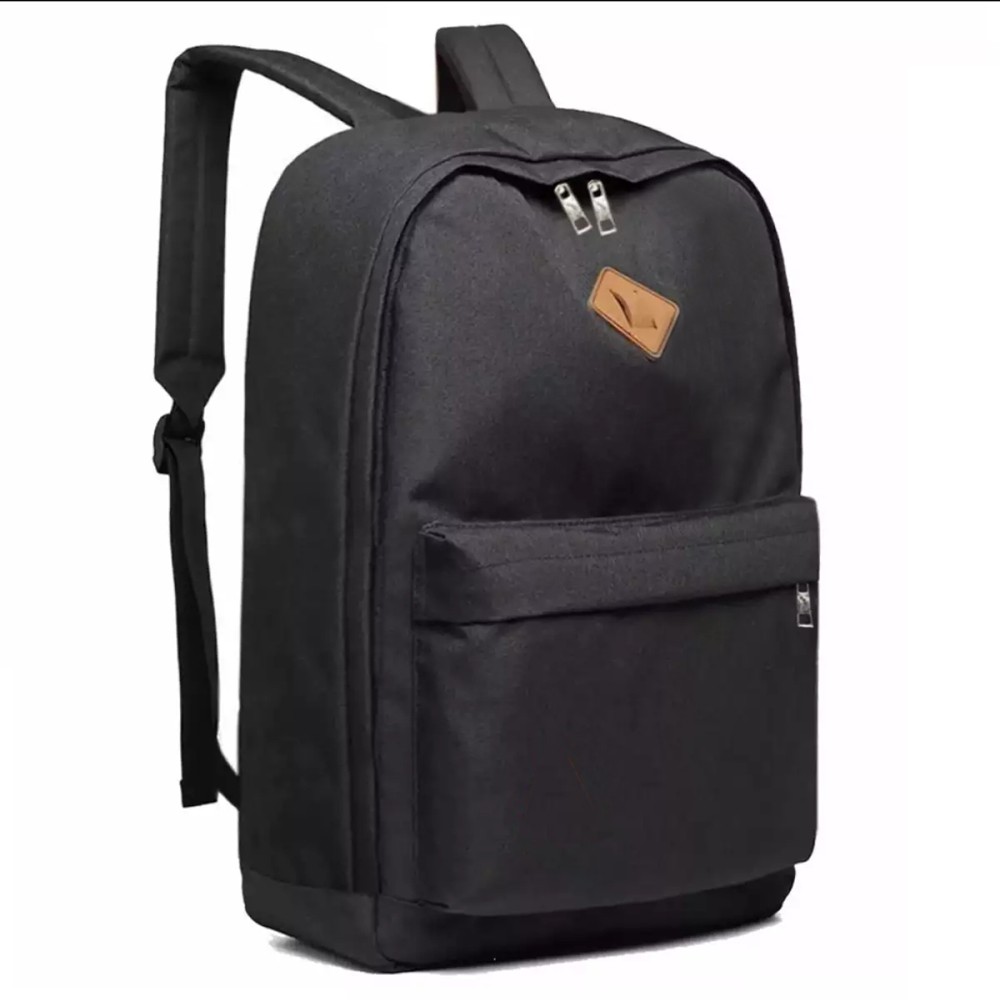 SHOPEE 6.6 SUPER SALE!! Tas Ransel Pria PM-9120 Ransel Distro Polos Backpack Laptop Terbaru - Black