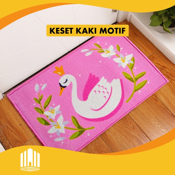 Keset Kamar Mandi Anti Slip Ukuran 40x60cm - Keset Karakter Keset Kaki