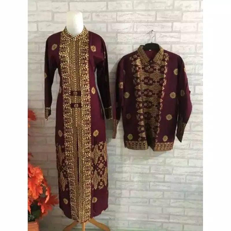 COUPLE GAMIS SONGKET PALEMBANG MARON