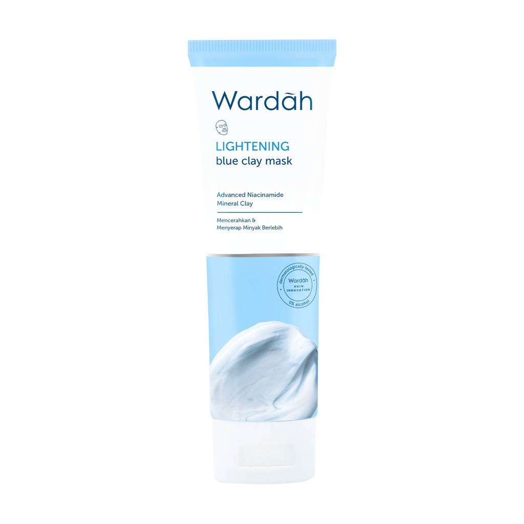 Wardah Lightening Blue Clay Mask 50gr