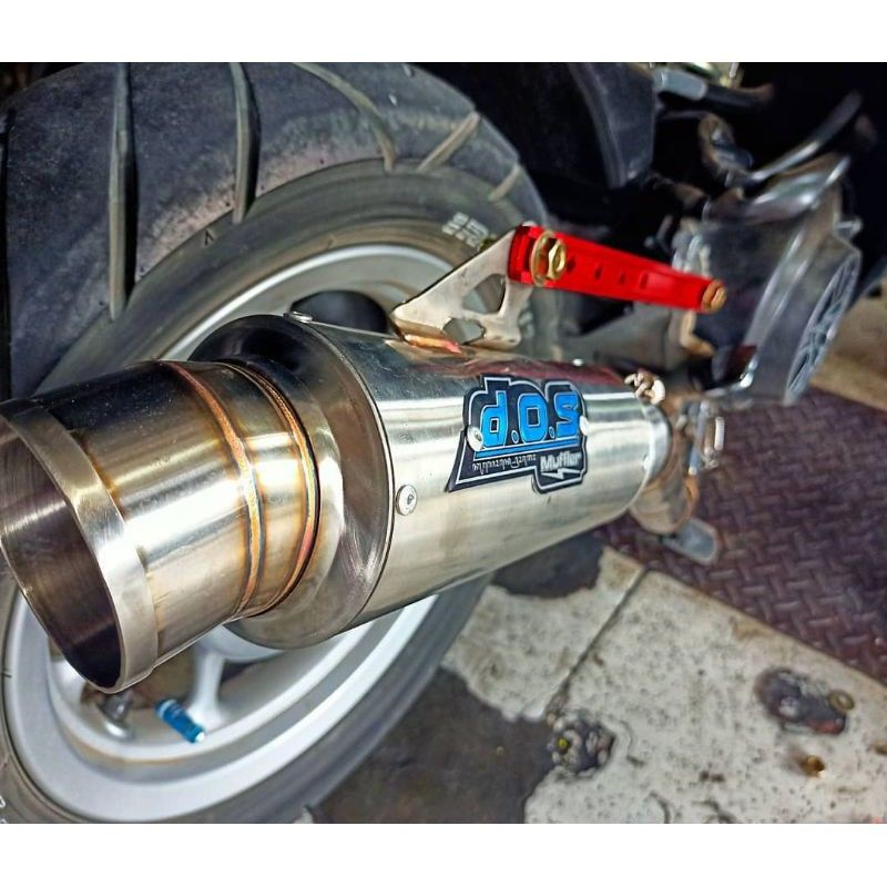 Knalpot DOS Scoopy beat fi.Knalpot racing Scoopy Beat Fi