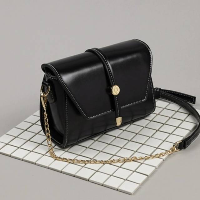 (COD) Tas selempang wanita slingbag kulit pu import murah terbaru fashion