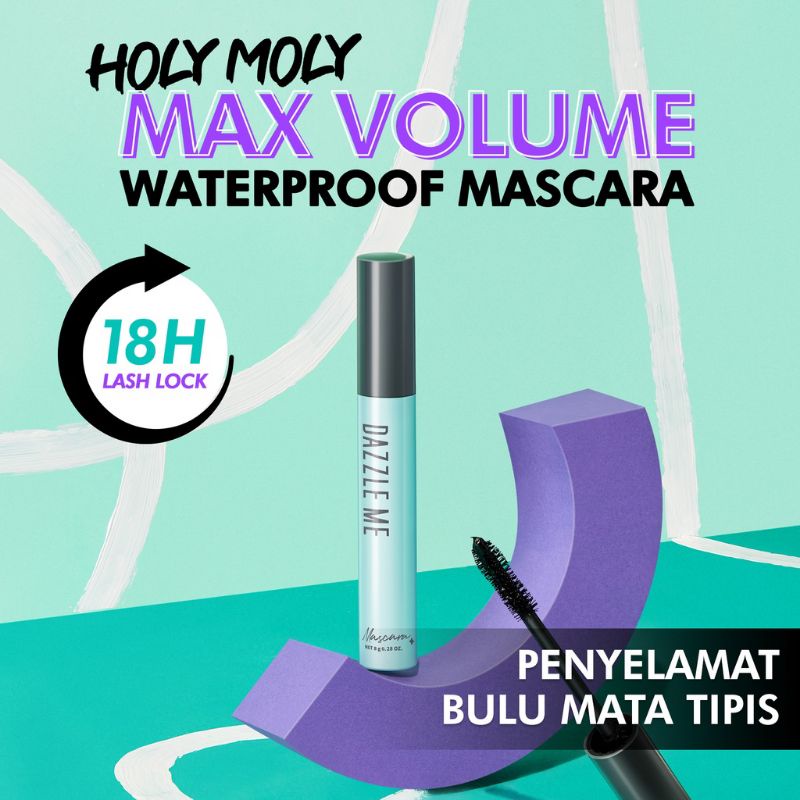 Dazzle Me Holy Moly Volume Mascara | Waterproof Long Lasting Volumizing