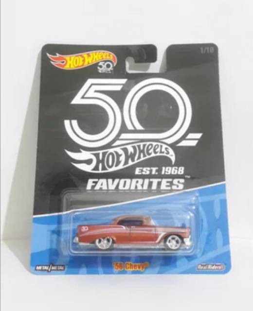 Hot Wheels 50th anniversary favorites A chevy vw ford amc