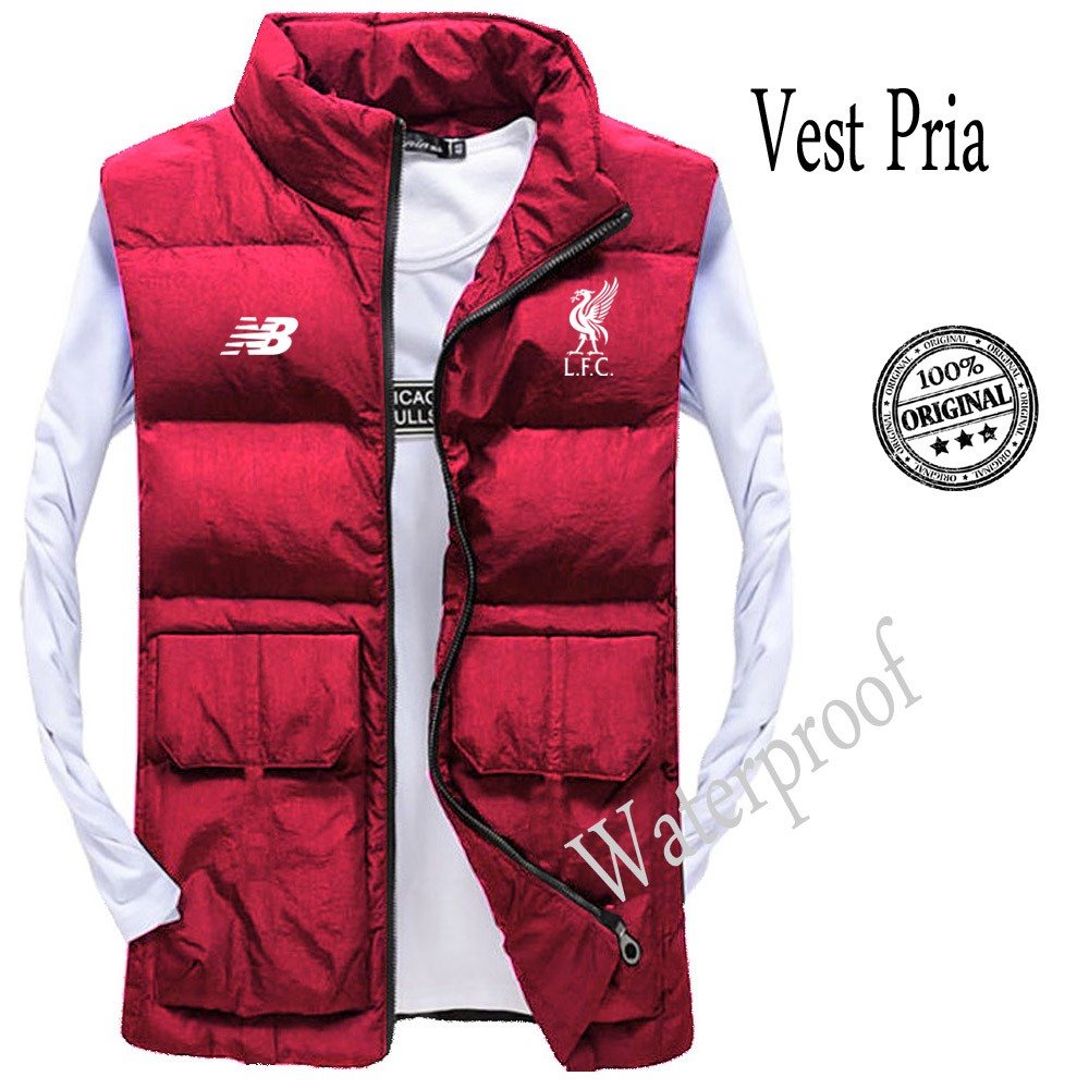 Rompi Vest Pria/Rompi Outdoor Pria/Rompi Motor/Jaket Rompi Pria/Rompi Parasut Waterproof