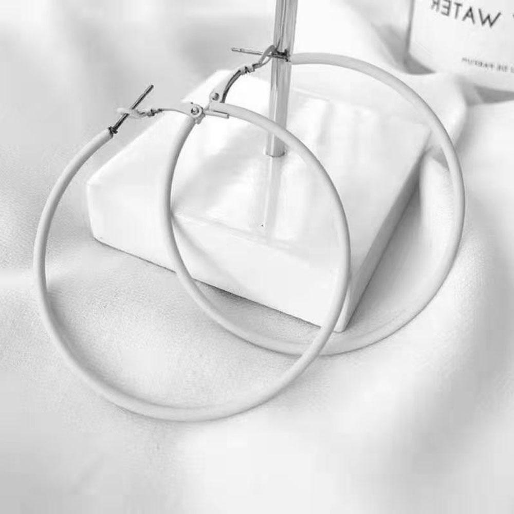 Mxbeauty Anting Hoop Sexy Klasik Diameter 6CM Wanita Lingkaran Besar Perhiasan Pernikahan