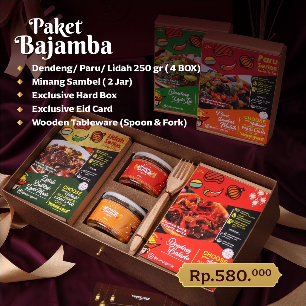 

Paket Bajamba Eksklusif Hampers Minang Pride