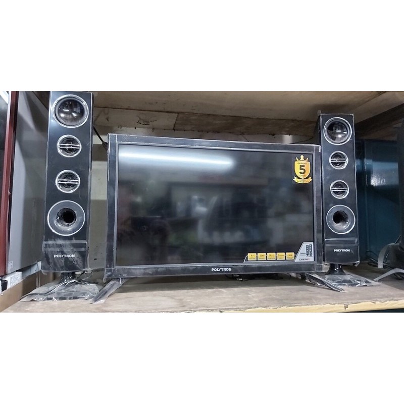 TV LED DIGITAL Polytron 24TV1855 DVB-T2 + Speaker tower 24 inch