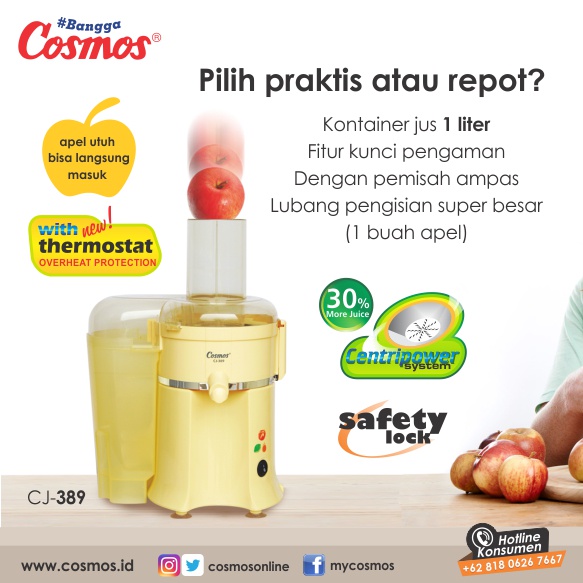 Cosmos CJ-389 – Juicer 1 L