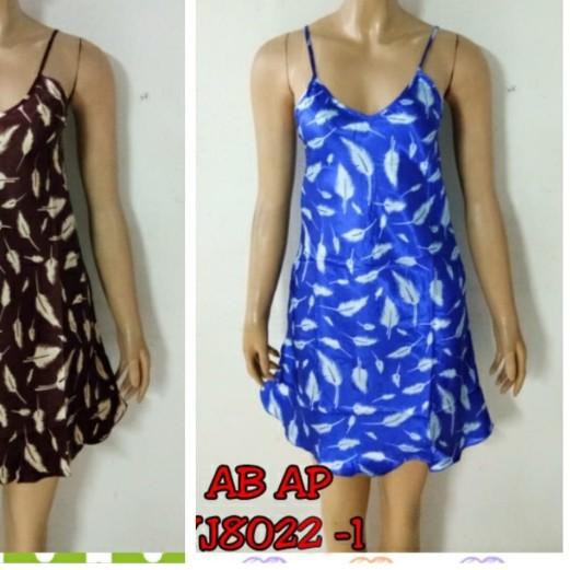 ✷ Daster satin import motif kembang ♘