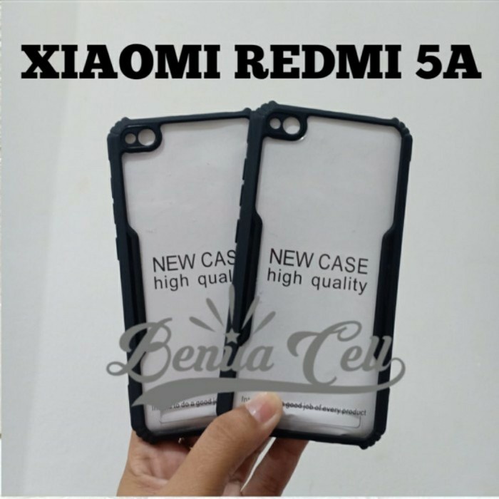 S/P- CASING COVER CASE XIAOMI REDMI 5A REDMI 5 Case armor shockproof ipaky fuze bumper clear - REDMI 5