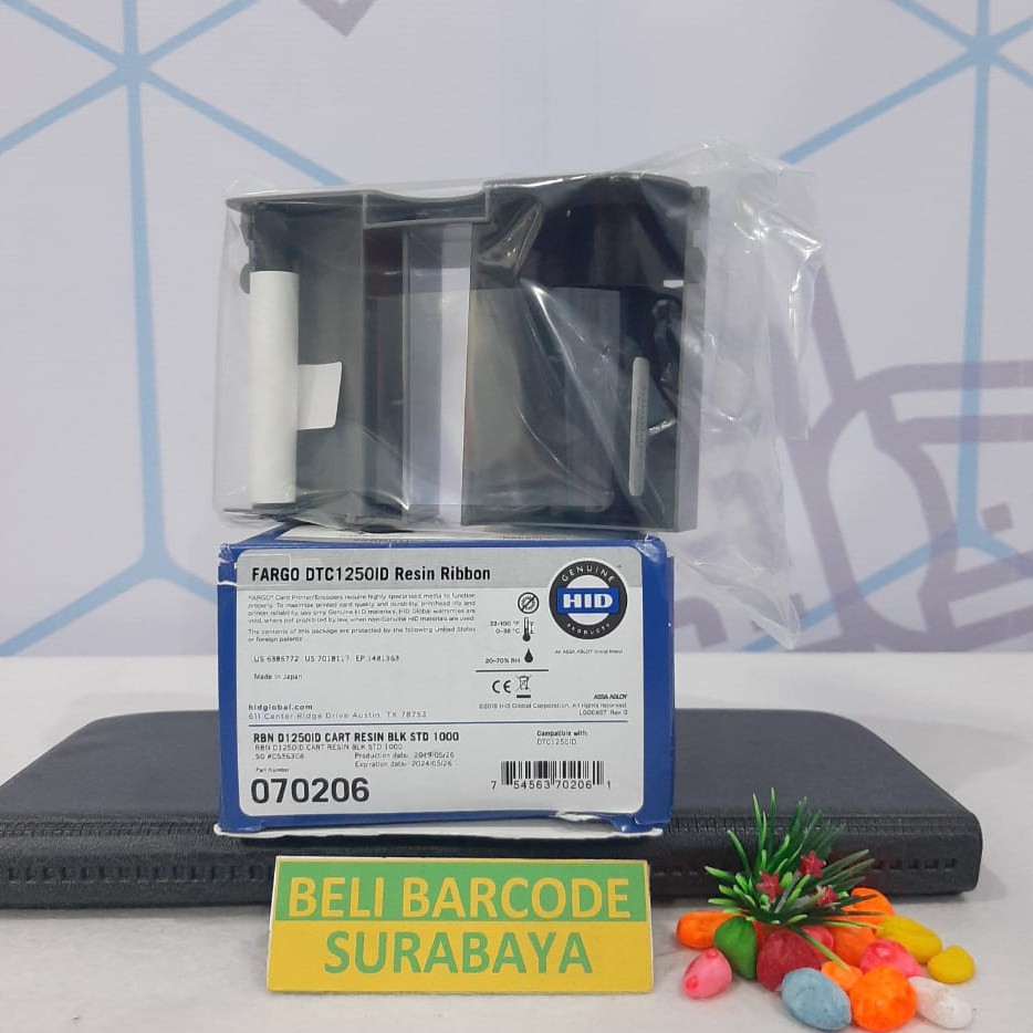 RIBBON ID CARD PRINTER FARGO DTC1250id PN: 070206