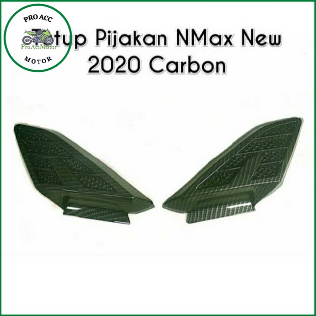Cover tutup pijakan kaki new nmax 2020 Carbon