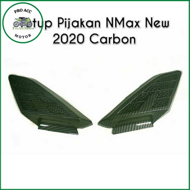 Cover tutup pijakan kaki new nmax 2020 Carbon