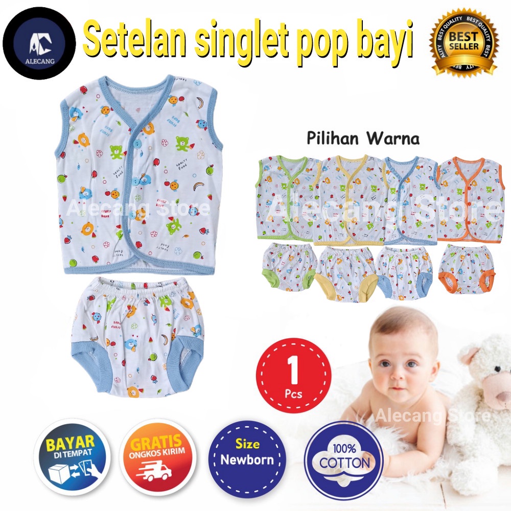 SNI UNISEX Setelan Kutung Bayi Halus Baju Baby Baru Lahir Perlengkapan Bayi Newborn Pakaian Mungil