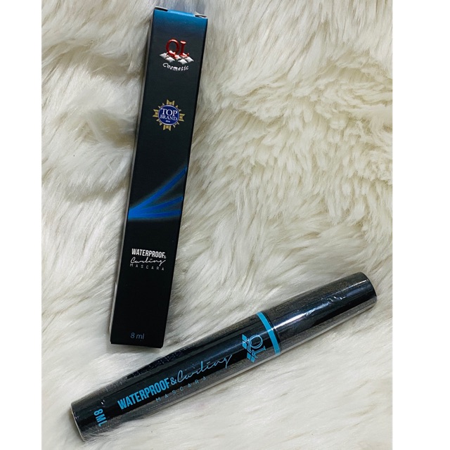 Mascara QL waterproof & curling mascara BPOM ORIGINAL 8ml