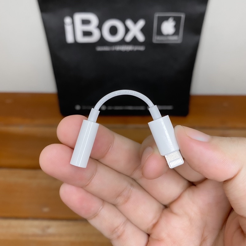 100% ORIGINAL ex iBox Coverter Splitter Lighting to Audio Jack iPhone