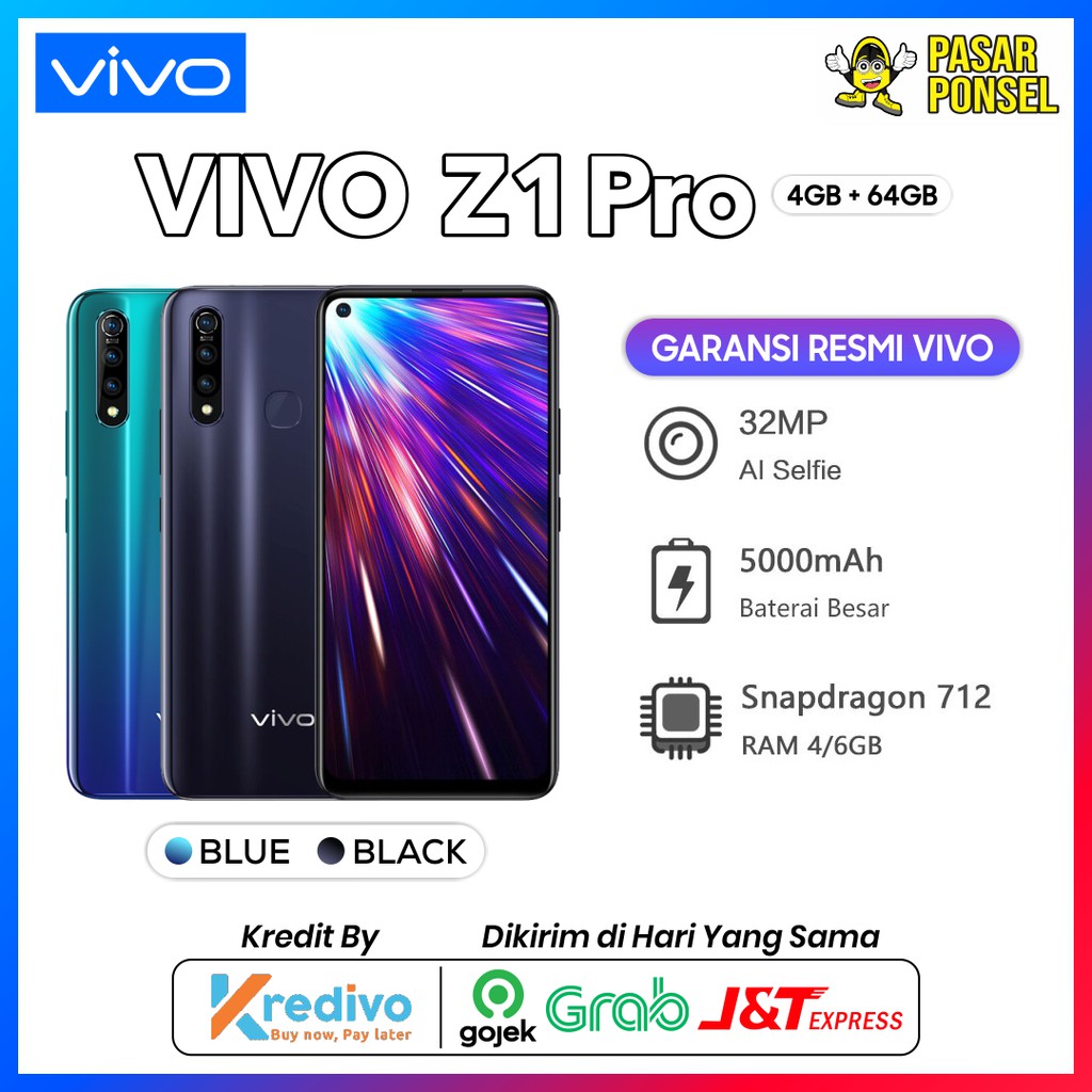 HP VIVO Z1 PRO 4GB/ 64GB GARANSI RESMI TERMURAH SE-SURABAYA