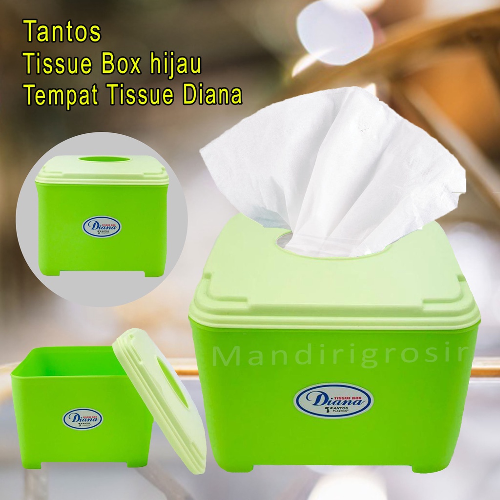 Tempat Tissue Diana *Tantos * Tissue Box * Hijau 6213