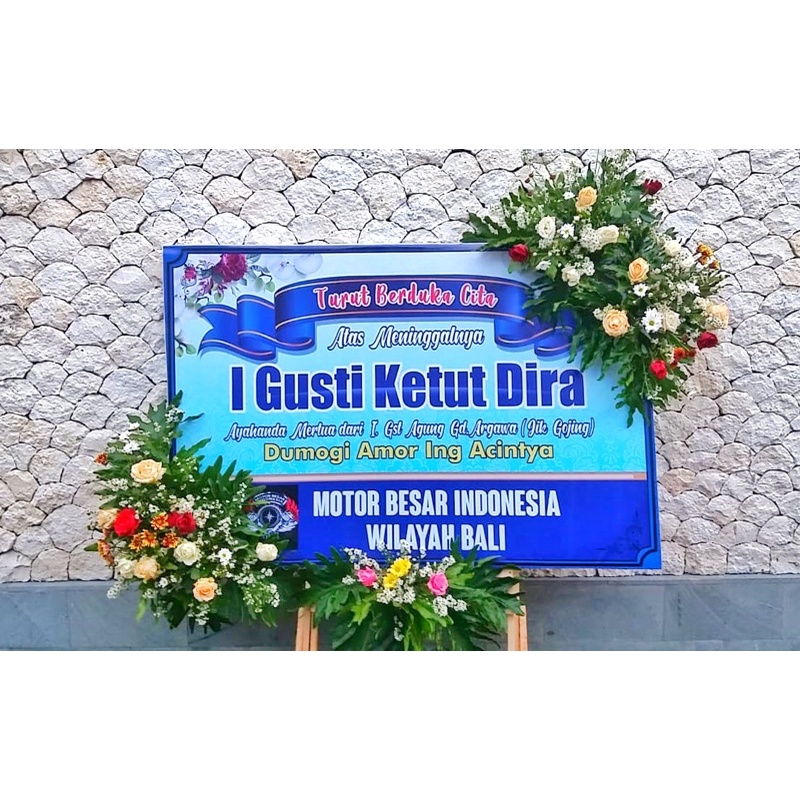 Karangan Bunga Duka Cita Bunga Custom Denpasar Bali