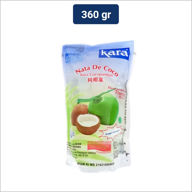 

Kara Nata De Coco Standard Pouch Cocopandan 360gr