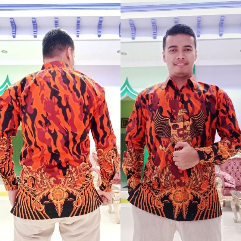 Kemeja Batik Pemuda Pancasila Full Furing/ Batik 