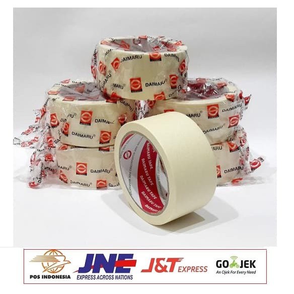 

LAKBAN KERTAS DAIMARU MASKING TAPE 2 Inch 48mm X 21 M