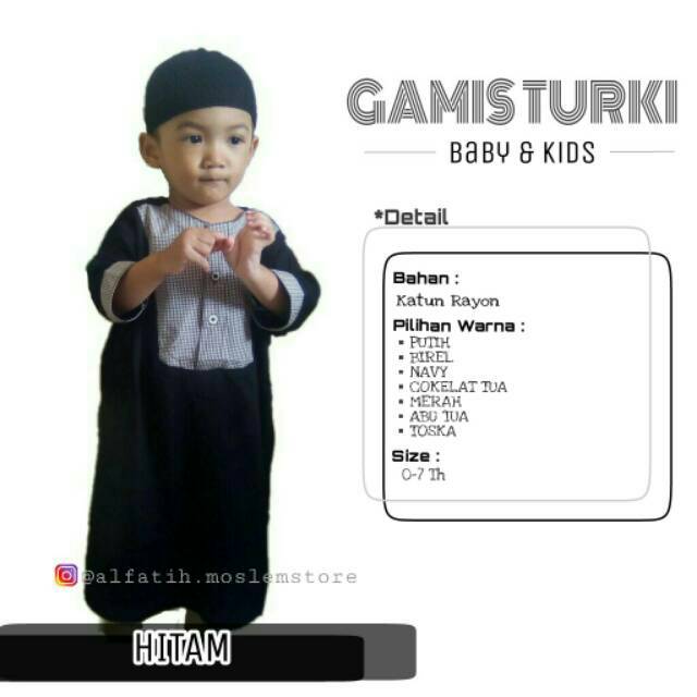 4 7th Jubah Turki Anak Model Turki Shopee Indonesia