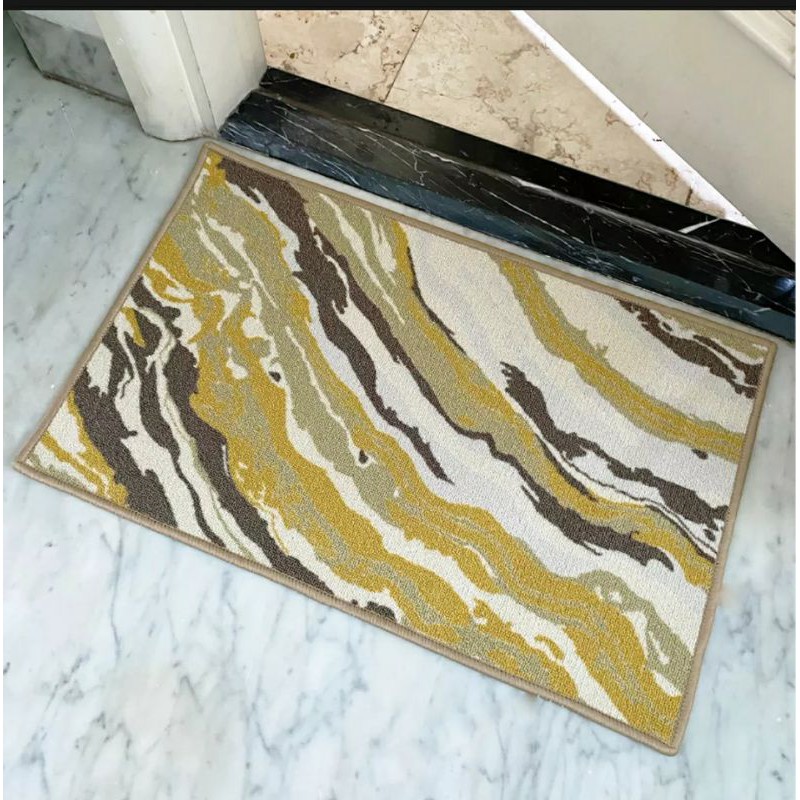 Dunlopillo Door Mat 50 x 80 Keset Pintu Anti Slip Backing MARBLE
