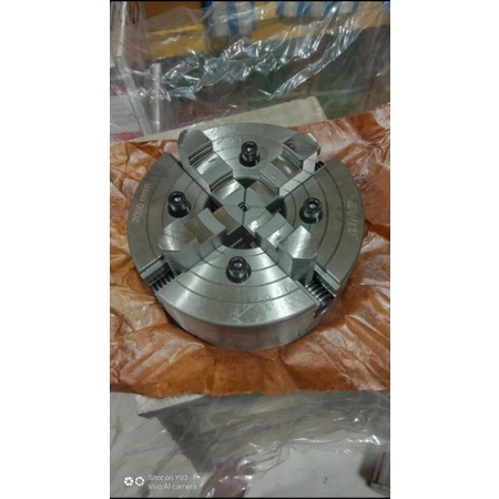 chuck bubut 8 in 4 kaki cekam bubut 4 jaw catok bubut 4 kaki