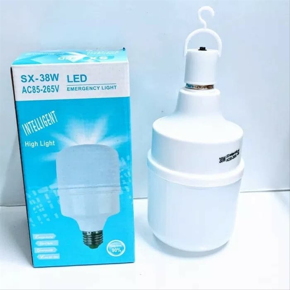 [175 GRAM] Lampu Emergency SUPER TERANG LED 25watt / 28 W / 38 Watt Lamp Bohlam Sentuh