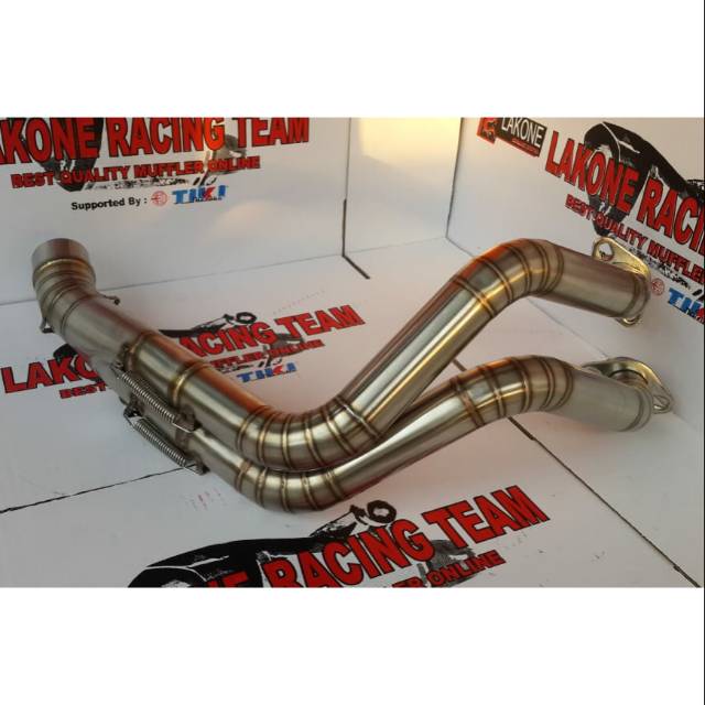 HEADER LEHERAN PIPA LEHER FULLSYSTEM PNP FOR KAWASAKIER6N ER650 ER6 ER6N ER6F UNIVERSAL 2inch 50mm