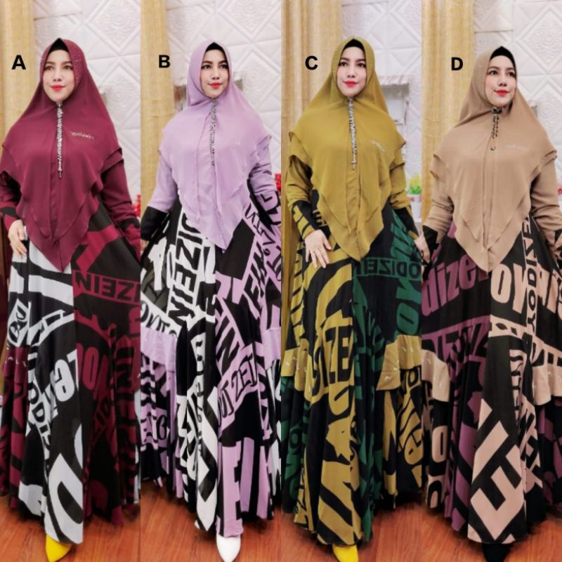 DRESS MAROKO PREMIUM SET VOL 5 BY YODIZEN (READY)