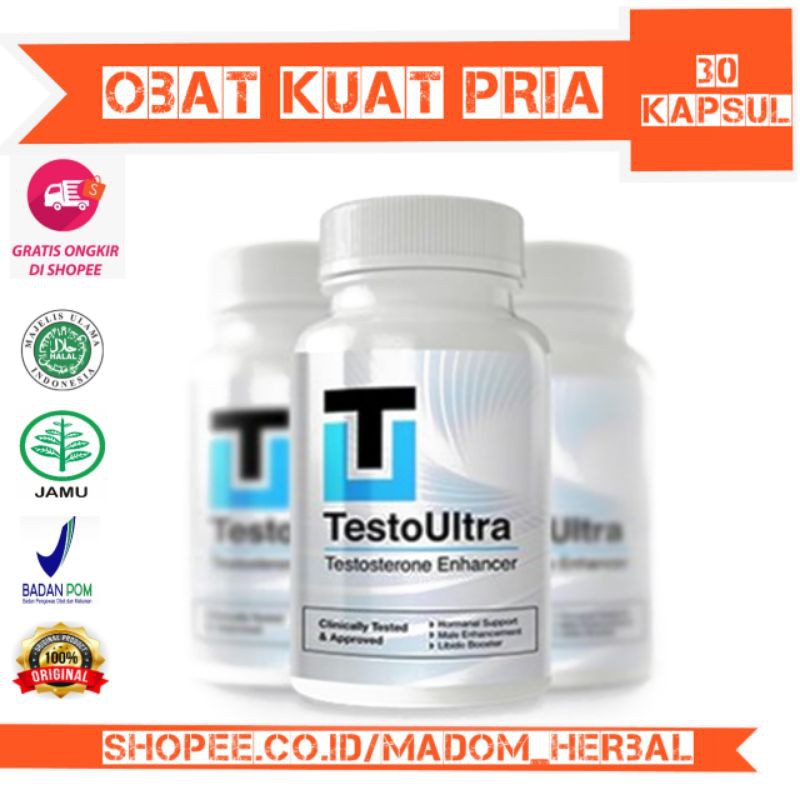 TESTO ULTRA ORIGINAL 100%TERJAMIN AMPUH TERUJI