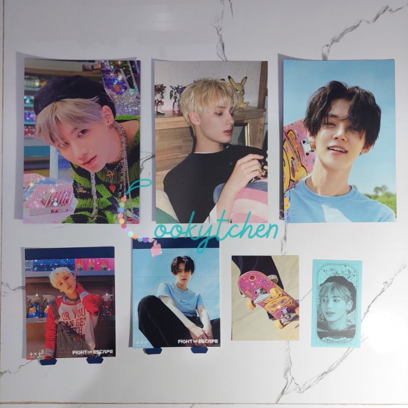 Postcard, Cutboard, AR Card TXT Yeonjun Taehyun Hueningkai TCCFOE