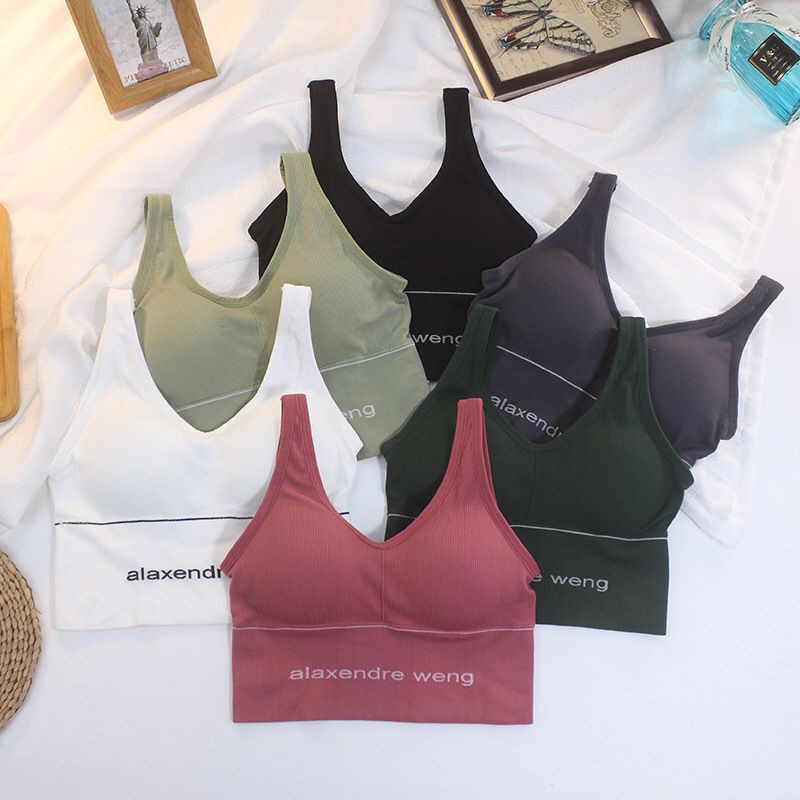 ✅𝐅𝐎𝐈𝐒𝐒® Bra Sport Bra Gym Olahraga Wanita  Elastis Underwear Female  Motif Polos 1017