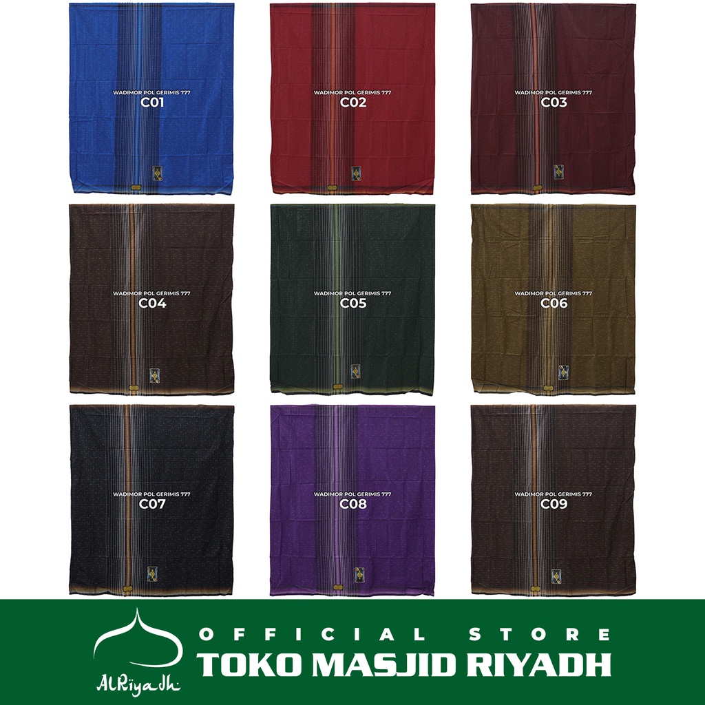 Sarung Wadimor Motif Polos Gerimis 777